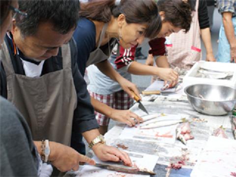 おさかなフェスティバルの様子